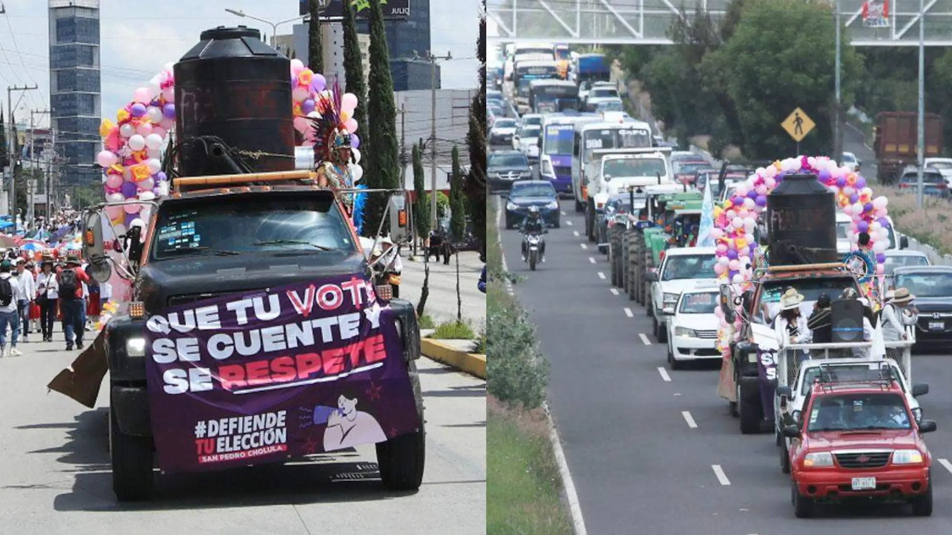 caminata por la democracia 